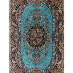 Persian silk rug Ghom / Persian silk carpet Ghom - Image 2