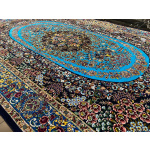 Persian silk rug Ghom / Persian silk carpet Ghom - Image 3