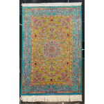 Persischer Seidenteppich Ghom