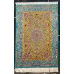 Persian silk rug Ghom / Persian silk carpet Ghom