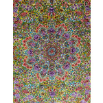 Persischer Seidenteppich Ghom – Bild 2