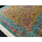 Persian silk rug Ghom / Persian silk carpet Ghom - Image 5